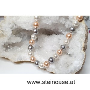 Kette Muschelkern - Perle 12mm